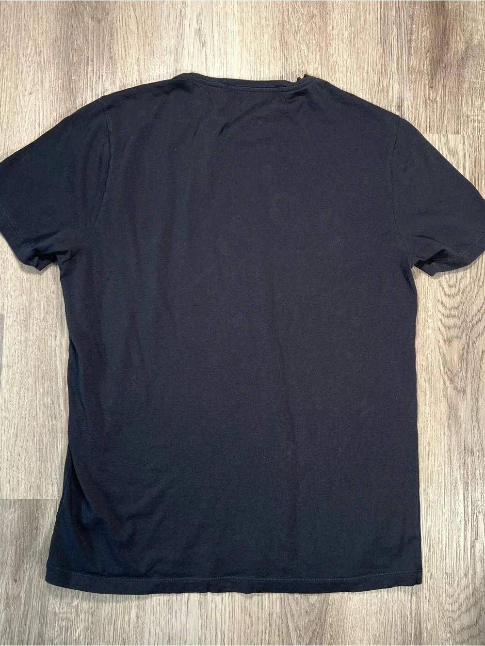 Gucci Men's Black Logo Crew Neck Short Sleeve Cotton Jersey T-Shirt Size L Italy